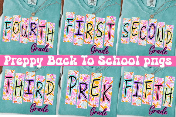 Download Preppy Back to School Grade PNG Bundle - Png Collection