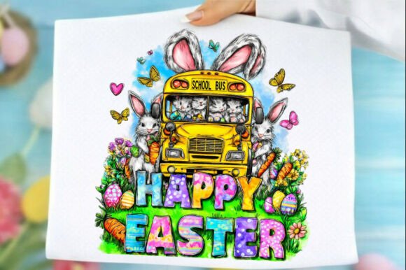 Download Happy Easter School Bus Driver Png - Png Collection