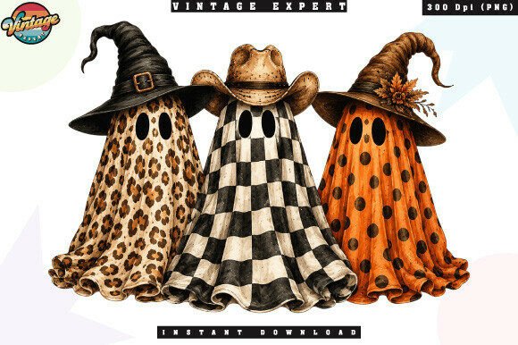 Download Spooky Ghost Friends Halloween PNG - Png Collection