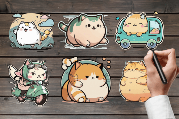 Download Cat Stickers, Sticker Animals - Cat Collection