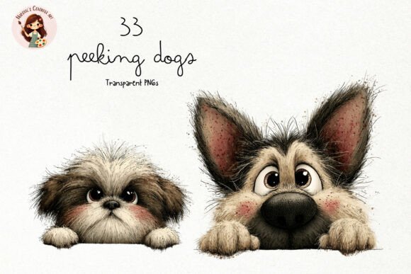 Download Peeking Dogs PNG Clipart - Png Collection