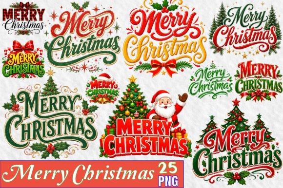 Download Merry Christmas Sublimation Png Bundle - Png Collection