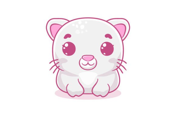Download Vector Cute Baby Cat Cartoon Character - Cat Collection