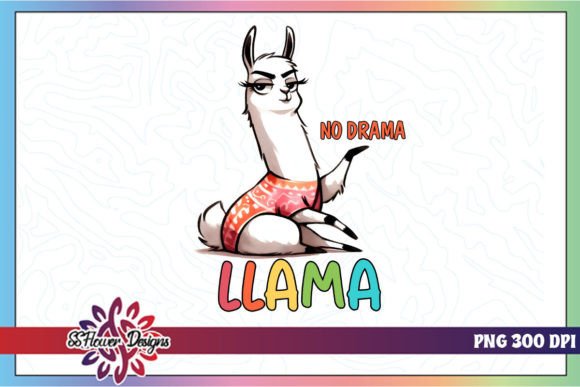 Download No Drama LLama Peaceful LLama PNG - Png Collection