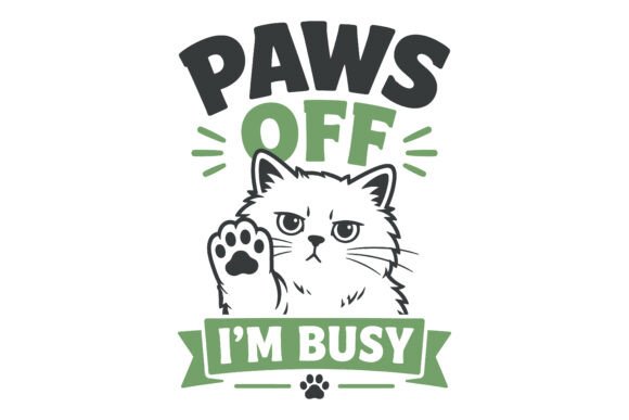 Download Paws off Funny Cat Vector - Cat Collection