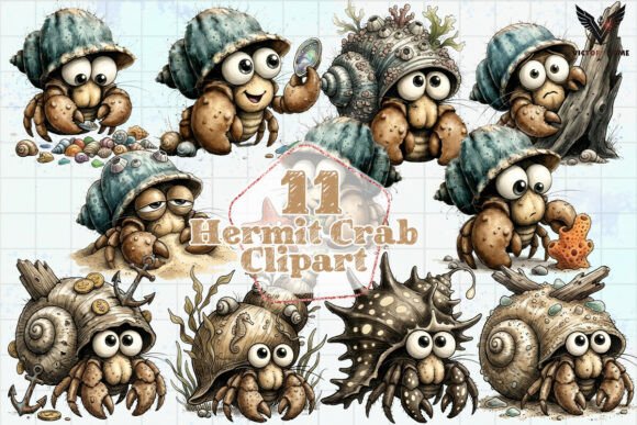 Download Hermit Crab Clipart PNG - Png Collection