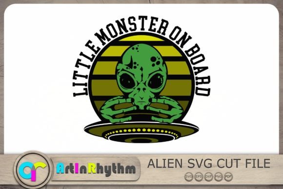 Download Little Monster on Board Svg, Alien Svg - Alien svg Collection