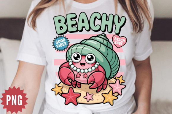 Download Cute Beachy Hermit Crab PNG Design - Png Collection