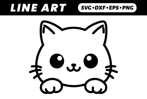 Download Adorable Kawaii Cat Cartoon Drawing - Cat Collection