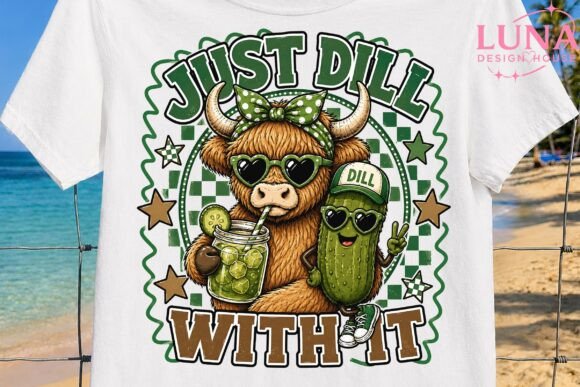 Download Just Dill with It Highland Cow PNG - Png Collection