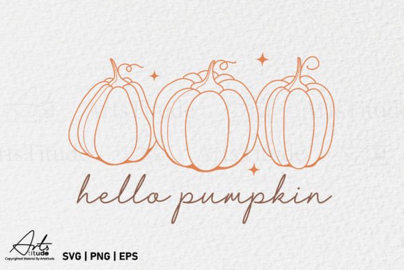 Download Fall Hello Pumpkin SVG PNG - Png Collection