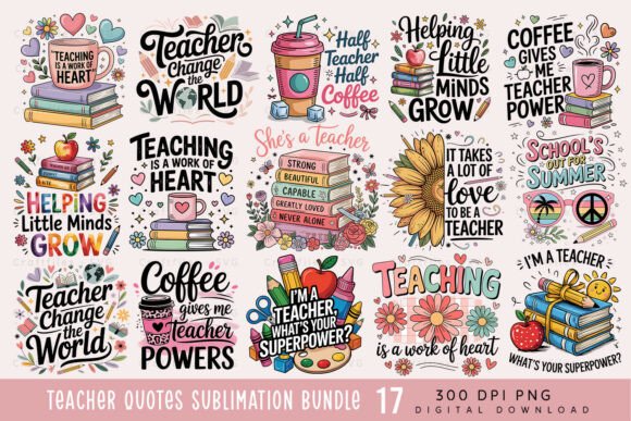 Download Teacher PNG Sublimation Bundle - Png Collection
