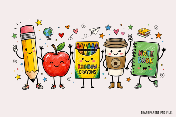 Download Back to School Png, School Supplies PNG - Png Collection
